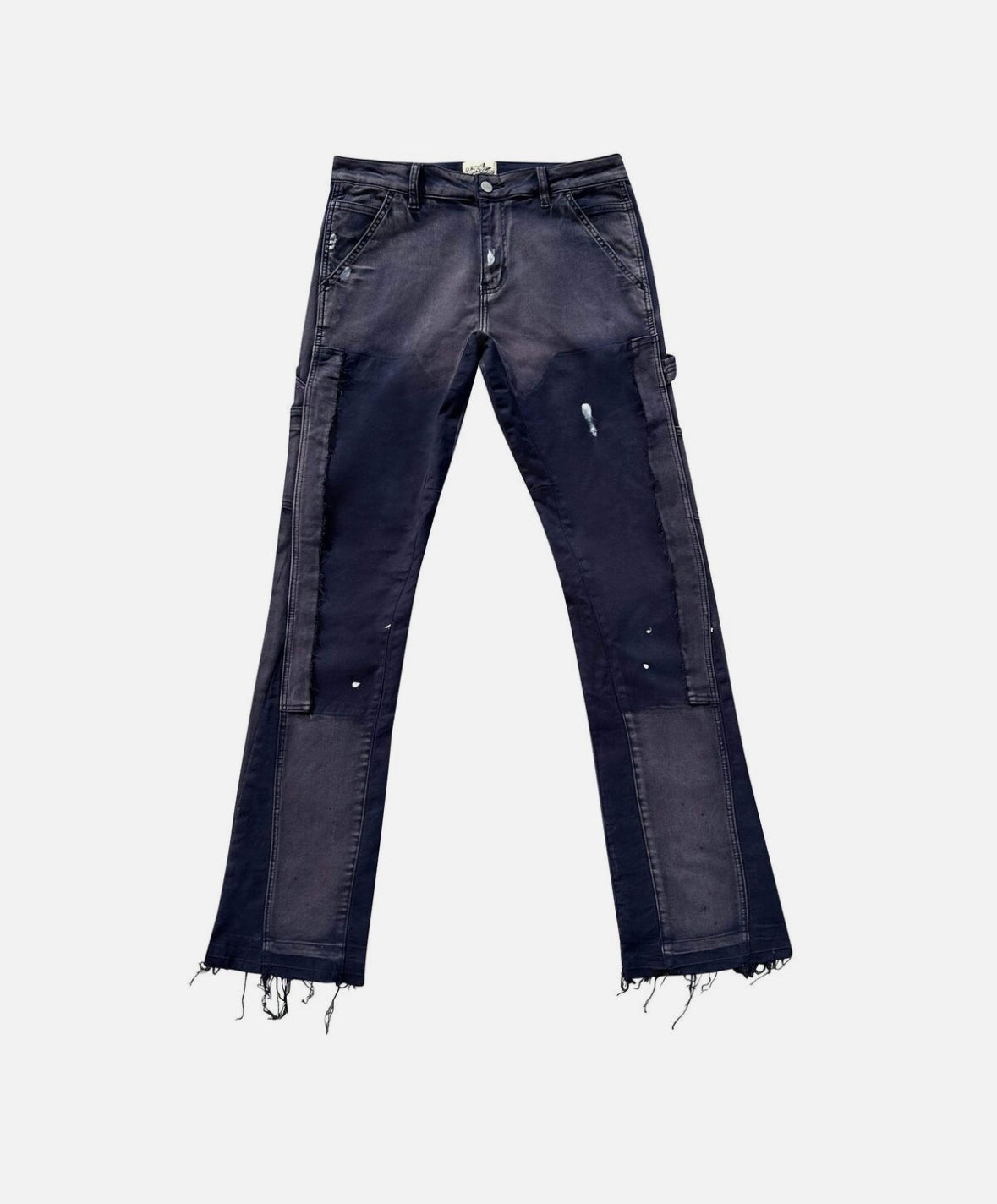 Triple 7s “Navy” Acid wash Denim