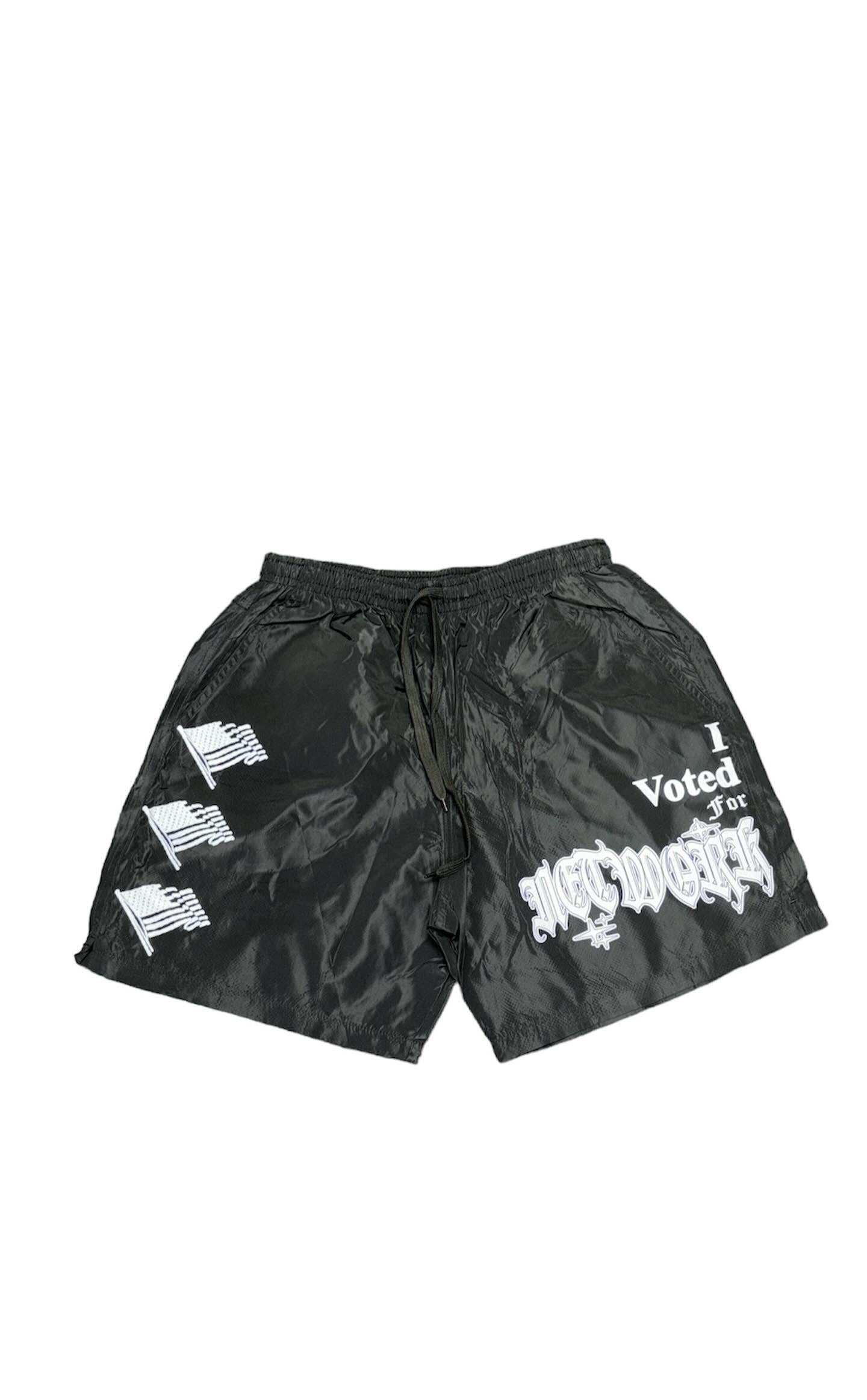 Vote For Network Mesh Shorts