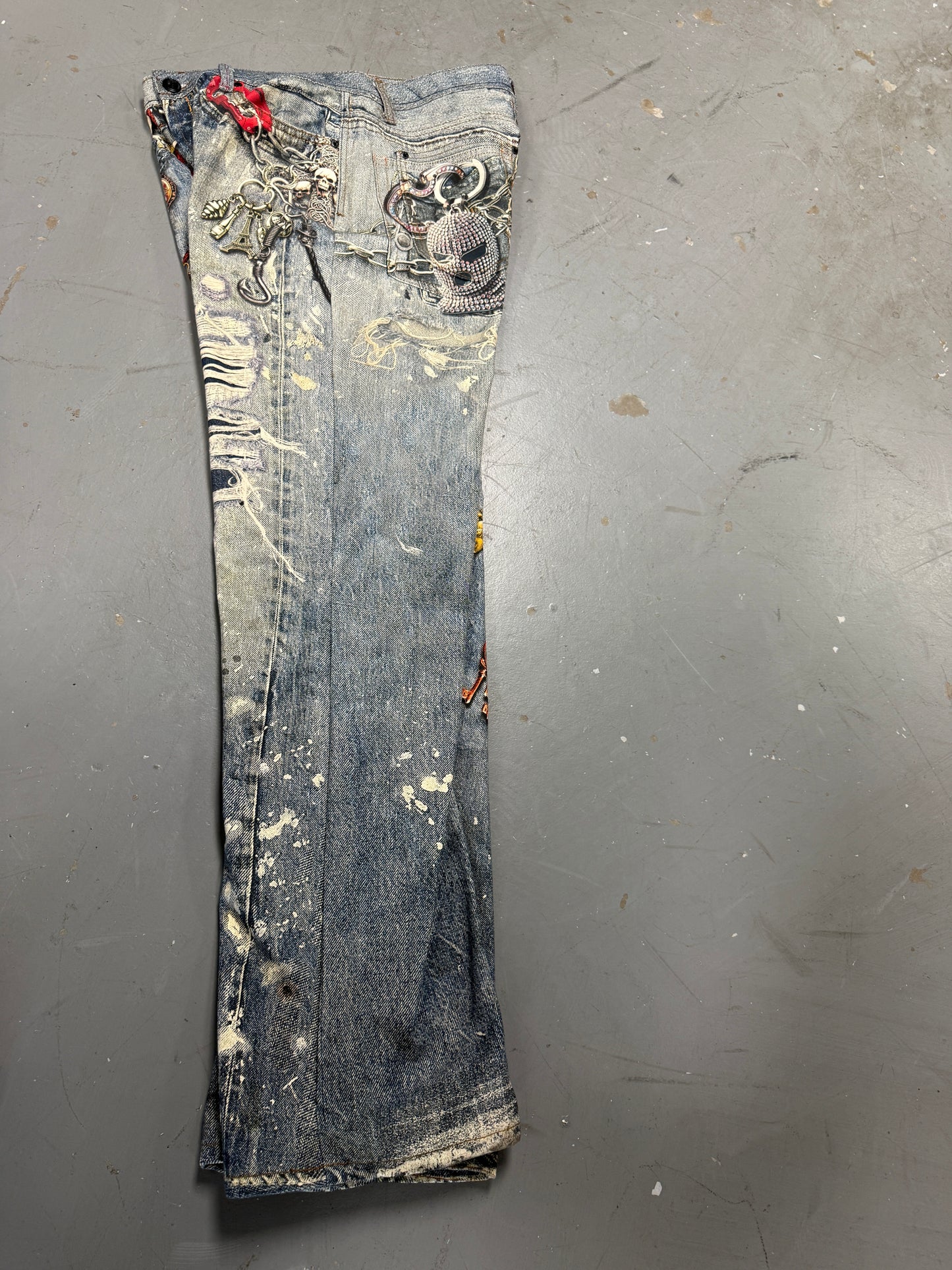 PREME REIGN IN CHAINS LIGHT INDIGO DENIM JEAN