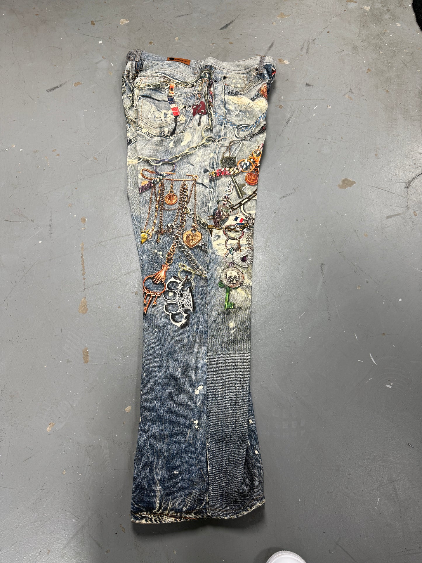 PREME REIGN IN CHAINS LIGHT INDIGO DENIM JEAN