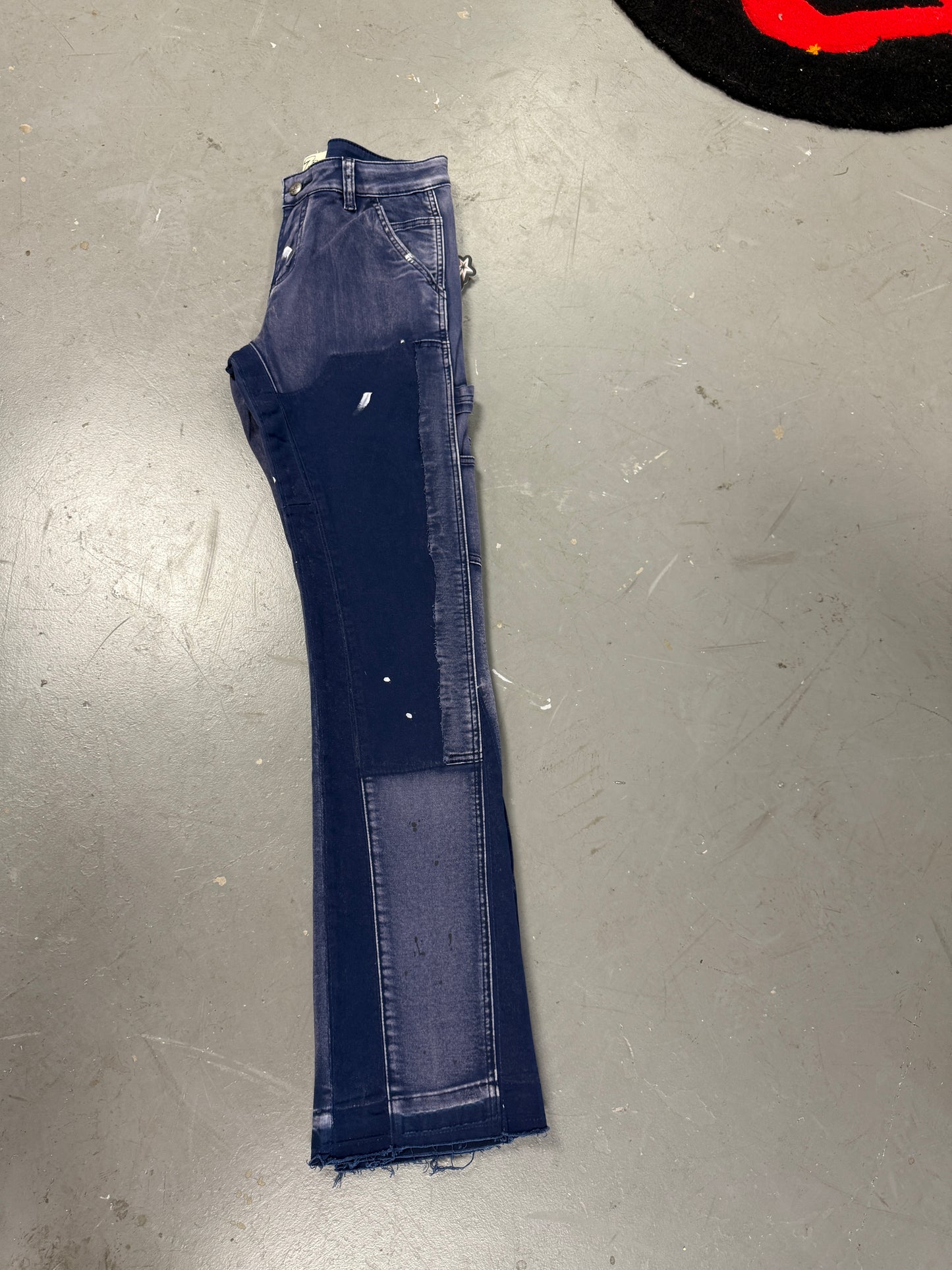 Triple 7s Jeans Blue Acid Wash