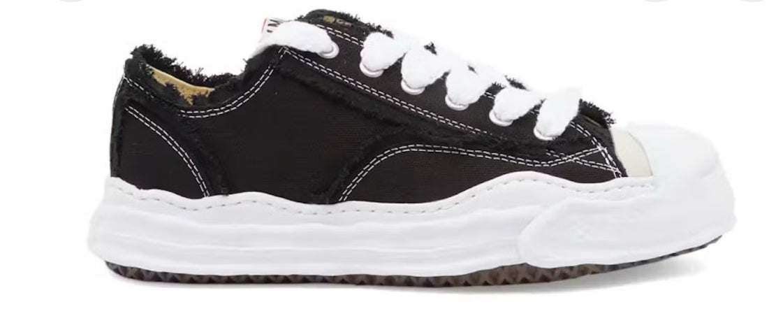 Maison Mihara Yasuhiro Hank OG Sole Canvas Low 'Black White
