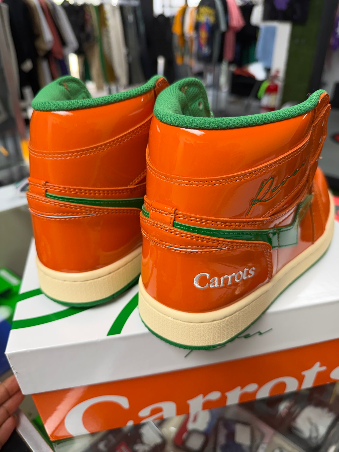 kool kiy size carrots by anwar edition pea green and orange