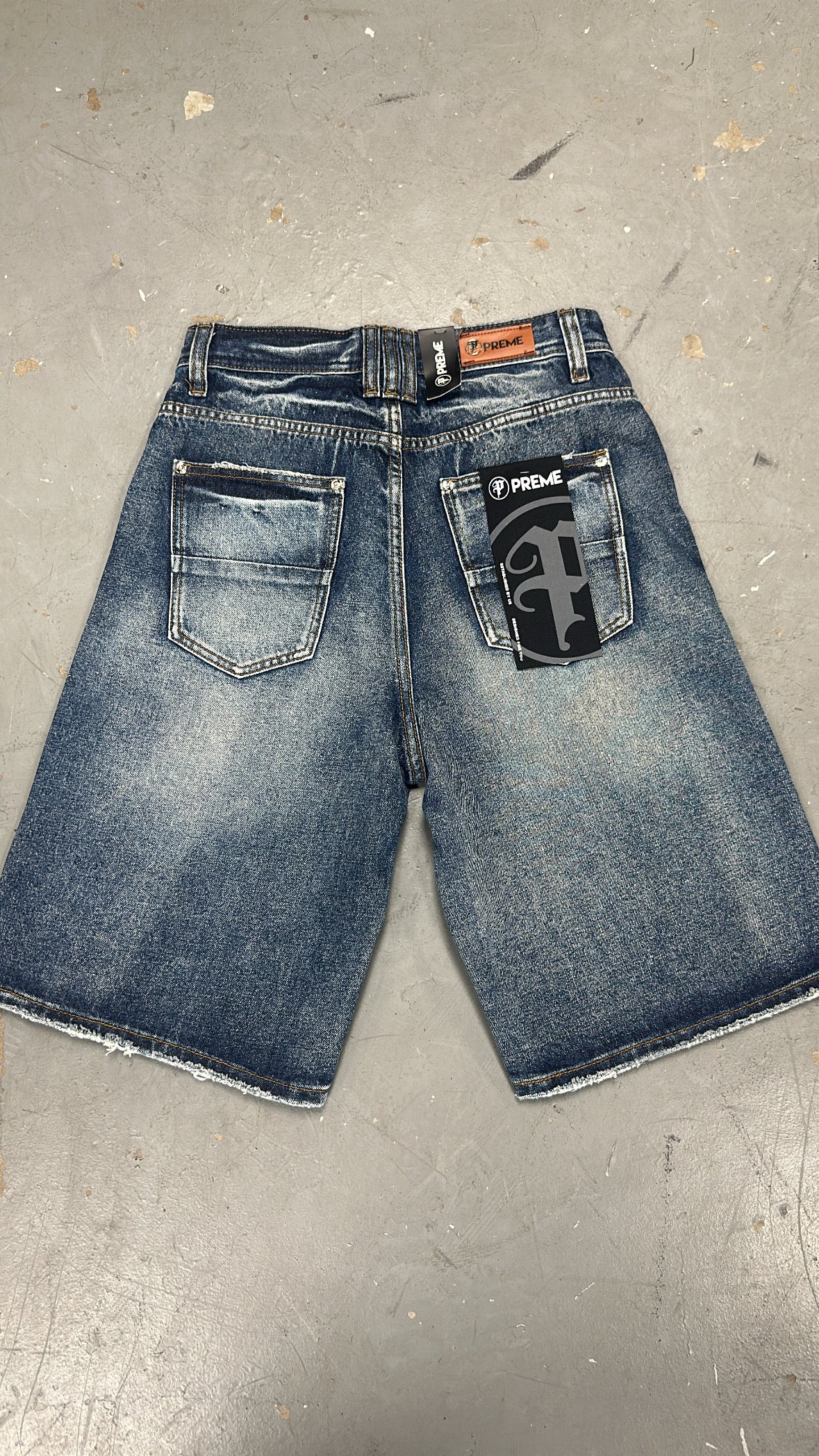 PREME Lightstrike Stoned Denim Shorts