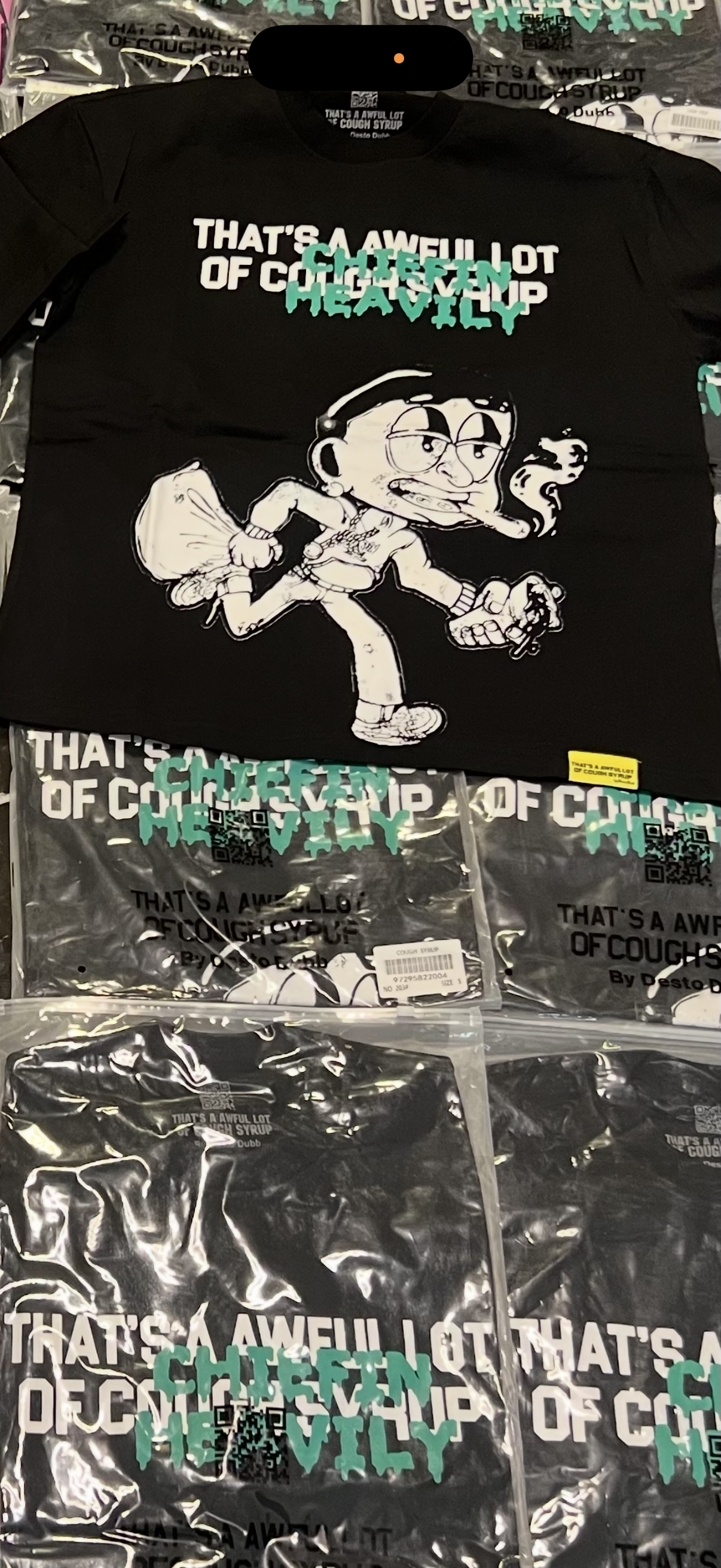 Th*t's A Awful Lot Of Cough Syrup Chiefin Heavily T-shirt