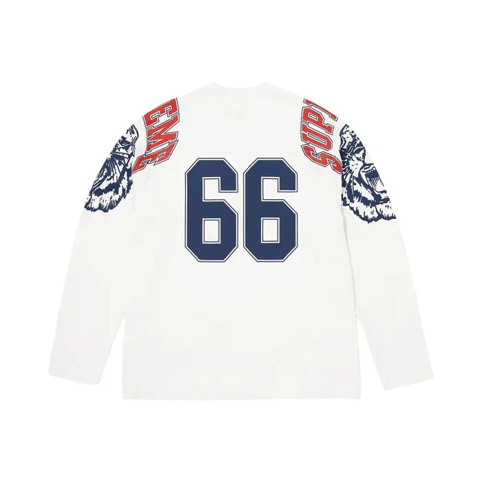 2025
Supreme Mascot Long-Sleeve Football Top 'White'