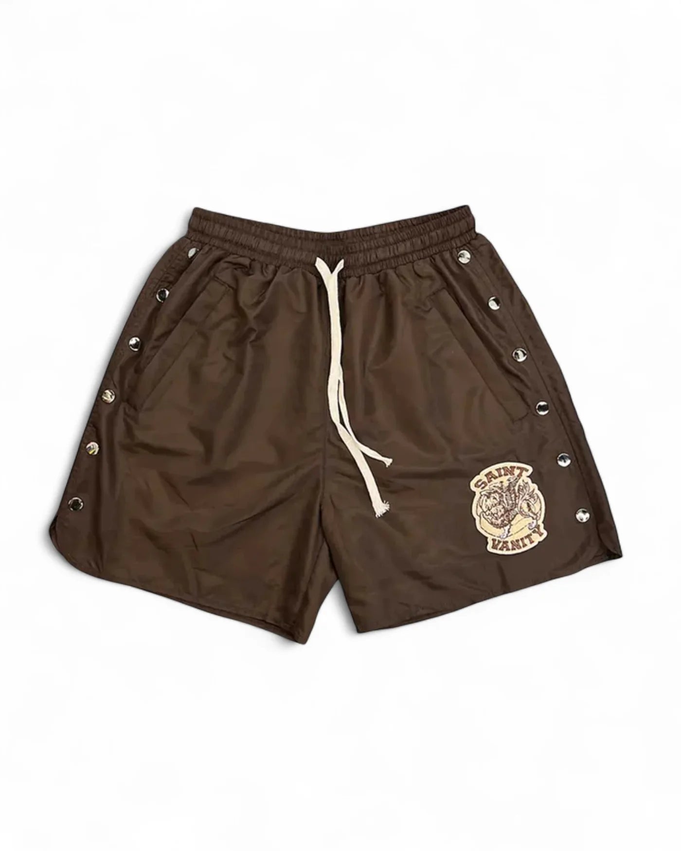 Saint Vanity
BROWN NYLON SHORTS