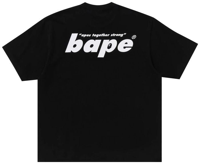 BAPE ABC Sea Surface Camo Ape Head Tee Sax
