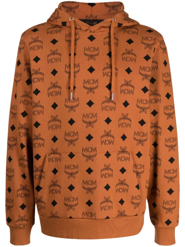 MCM
monogram-pattern cotton hoodie