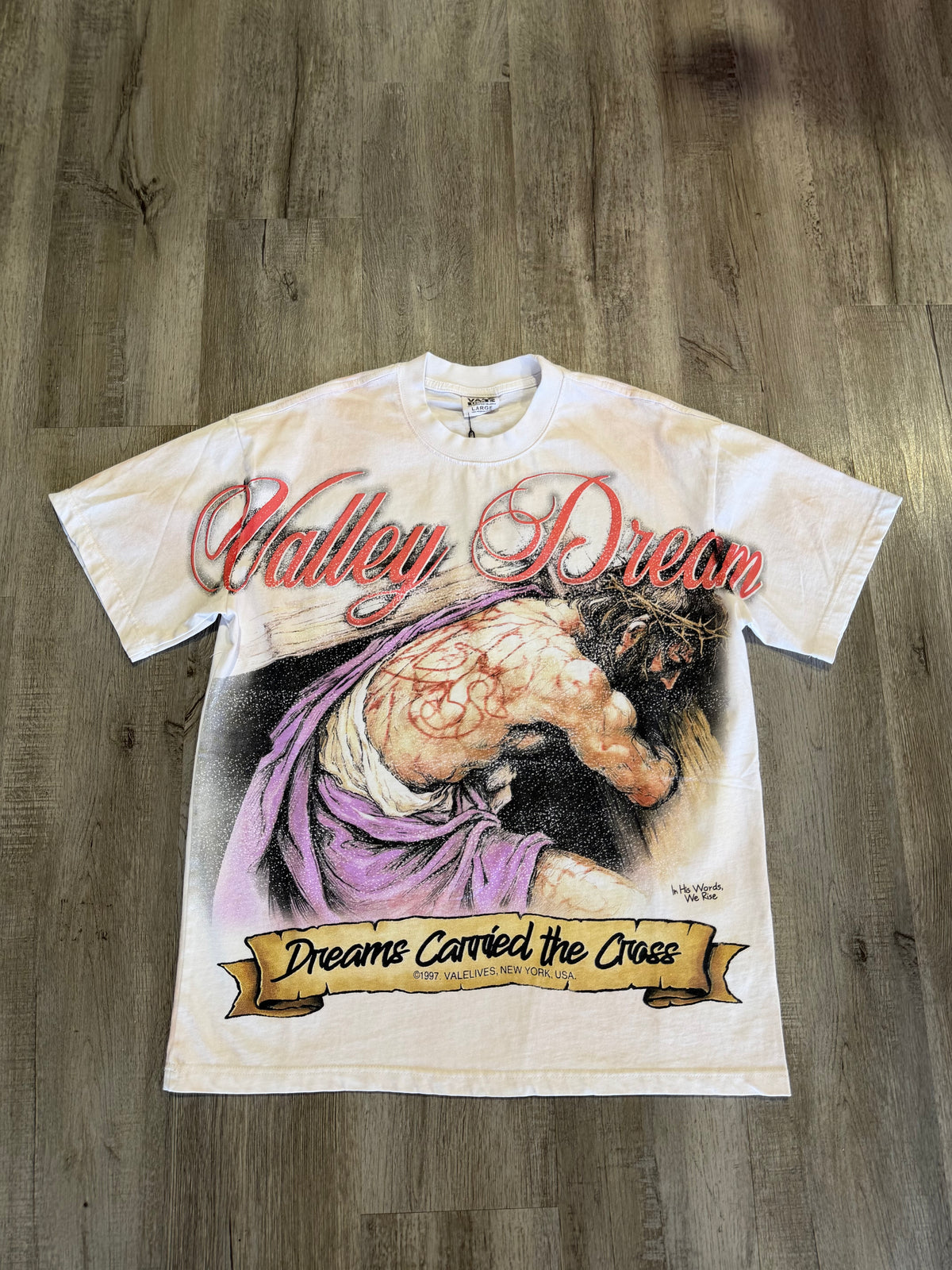Vale Forever Sacrifice Tee in Off White