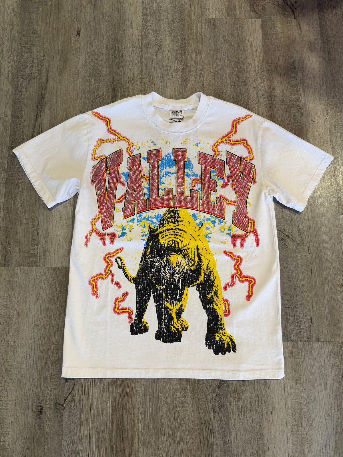 VALLEY Vale Forever EYE OF THE TIGER BLING TEE