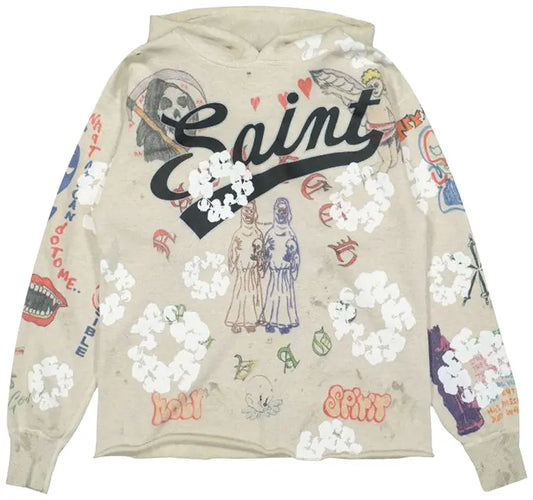 SAINT Mxxxxxx x Denim Tears Hoodie 'Grey'
