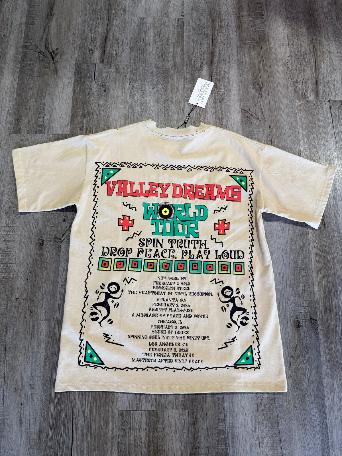 Vale Forever Valley Dreams T-Shirt Beige