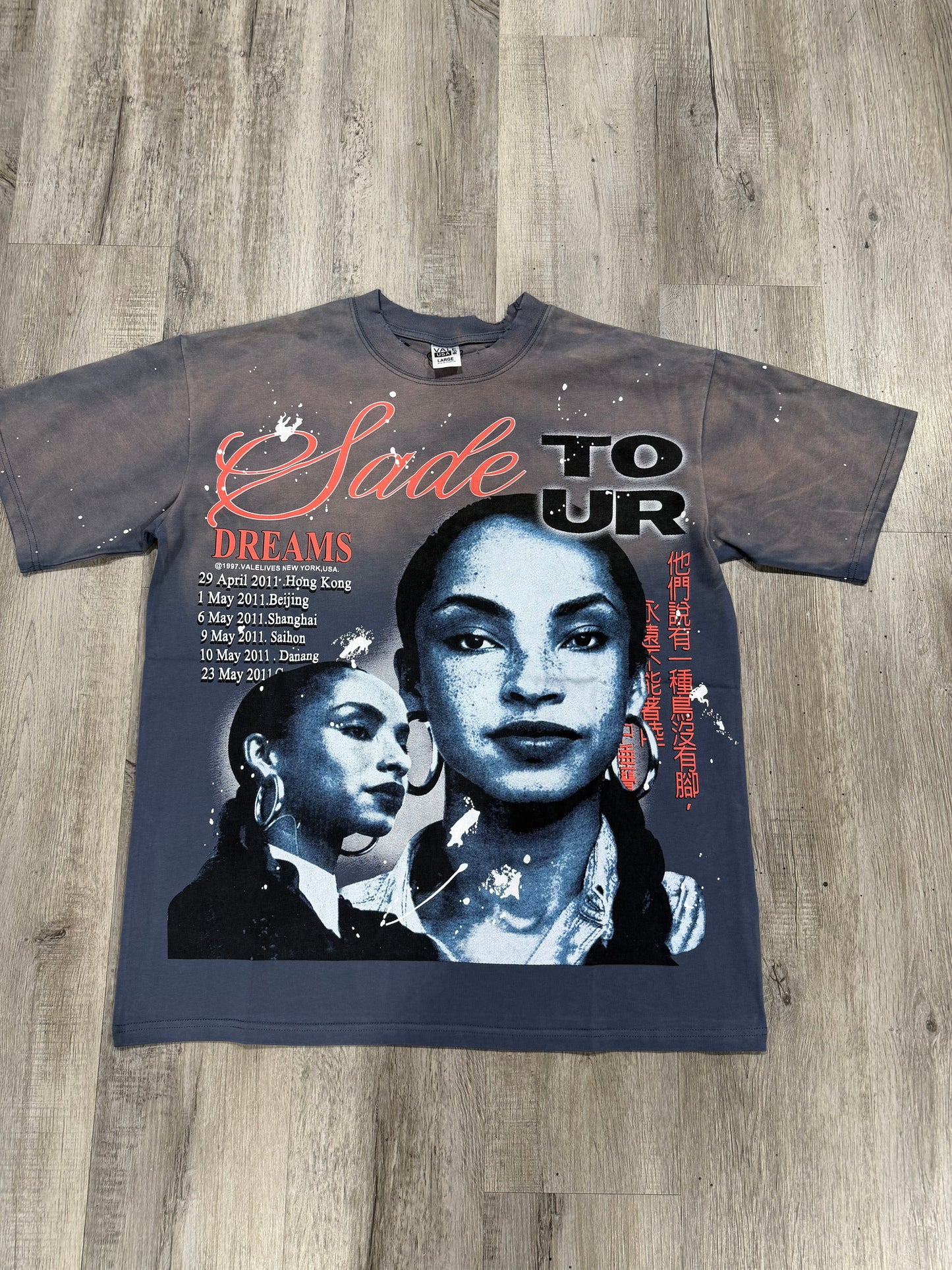 Vale Forever Sade HK Tour Painted T-Shirt