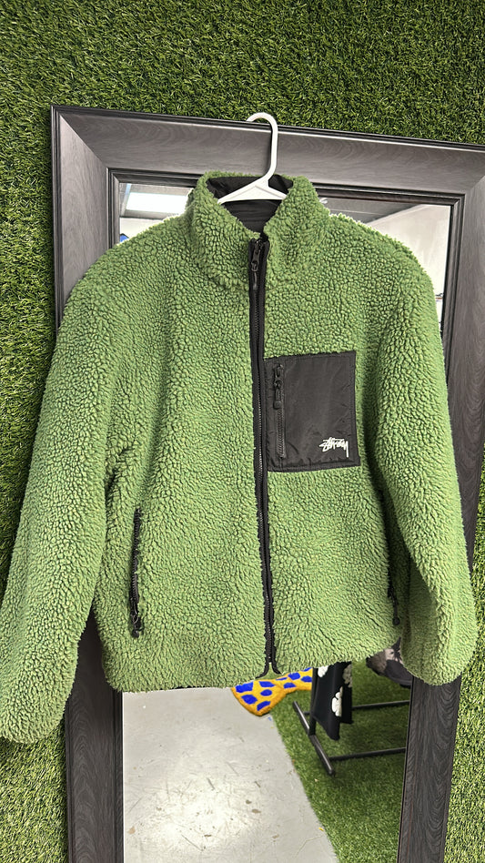 Stussy 8Ball Sherpa Reversible Jacket