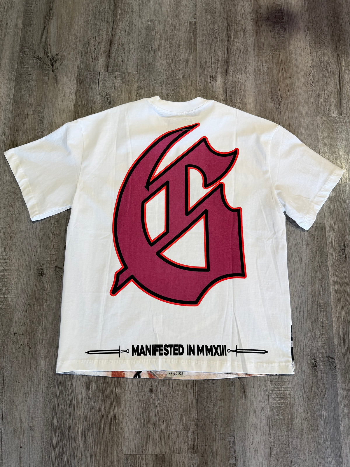 Godspeed Football RARITY Skeleton White T