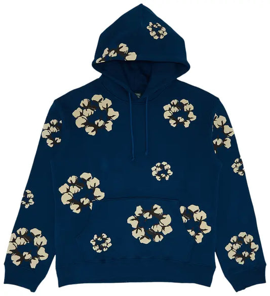 Denim Tears x Cactus Plant Flea Market Cactus Tears Wreath Hoodie ‘Navy’
