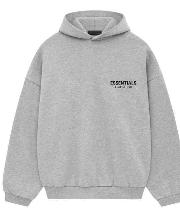 Fear of God Essentials Fleece Hoodie “Heather Grey”