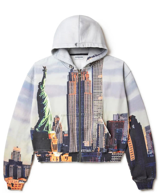Vale Forever Skyline Zip Up Hoodie