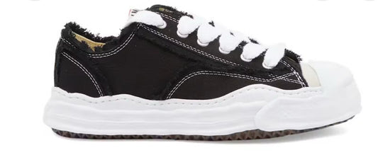 Maison Mihara Yasuhiro Hank OG Sole Canvas Low 'Black White