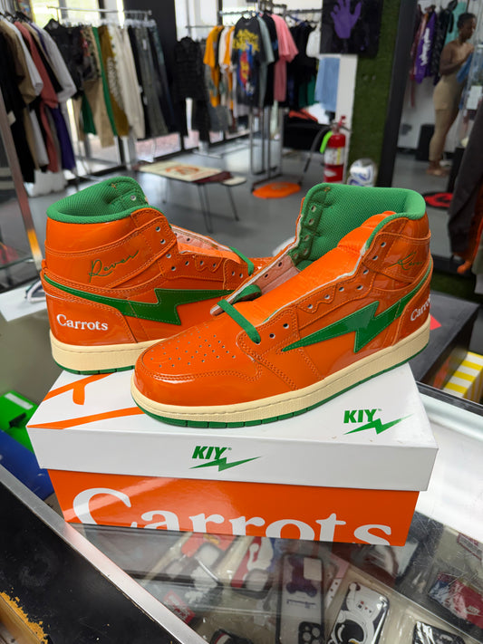 kool kiy size carrots by anwar edition pea green and orange