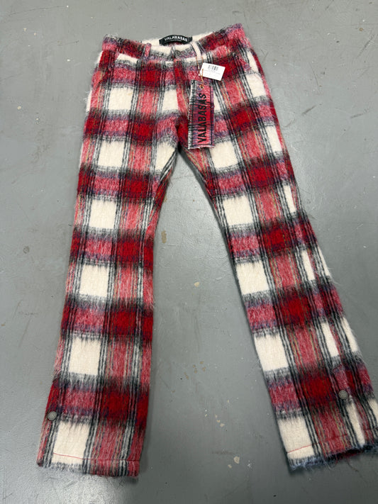 "ELEGANZA" STACKED FLARE MOHAIR ROSSO CREMA