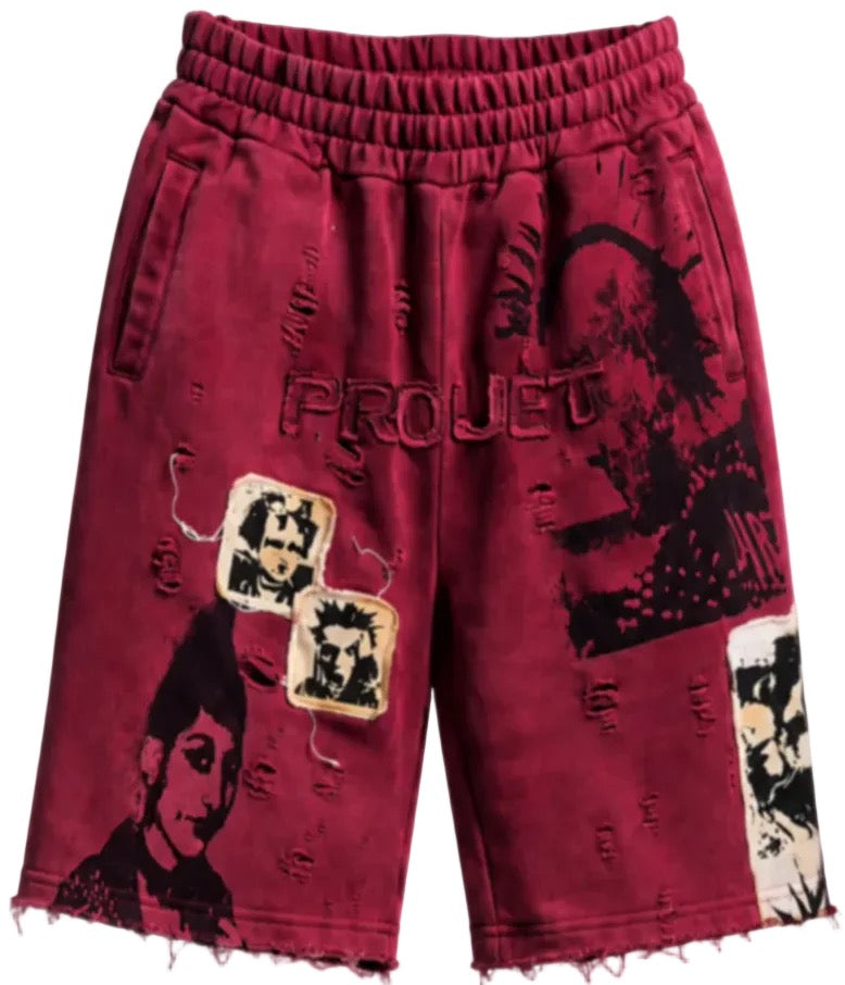 “MAYHEM” SWEATSHORTS