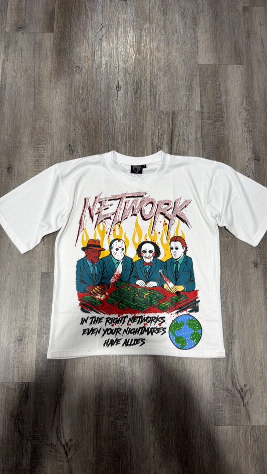 Network RhineStone Graphic Tee