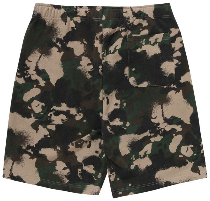 BAPE Map Camo Regular Fit Shark Sweatshorts 'Green