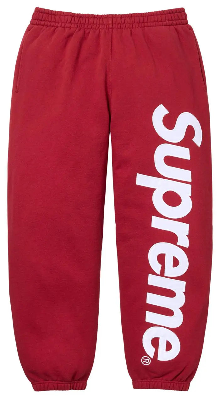 2025
Supreme Satin Appliqué Sweatpant “red”