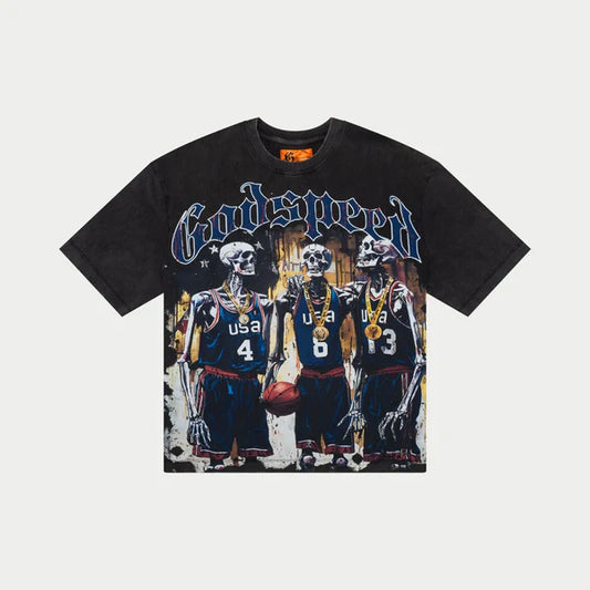 GodSpeed Dream Team T-shirt (Cream Wash)